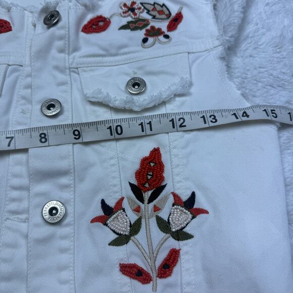 ALBERTA FERRETTI Denim Beaded Vest - Picture 6 of 9